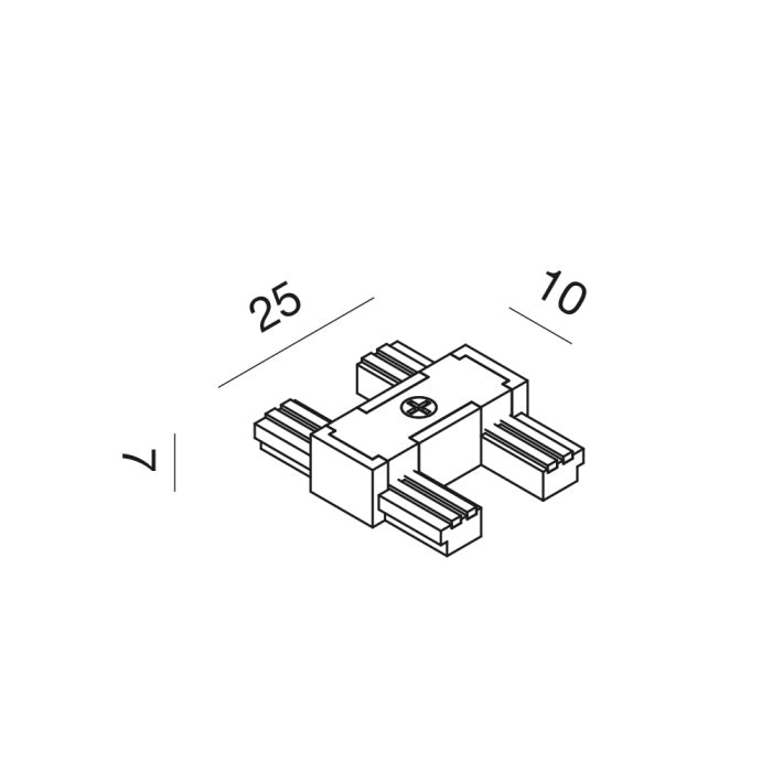 Modulo di connessione elettrica di 2 binari GBIGL1