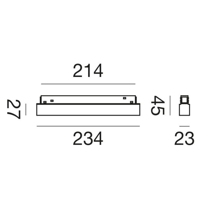 Modulo di illuminazione LED lineare antiabbaglio GFA1290
