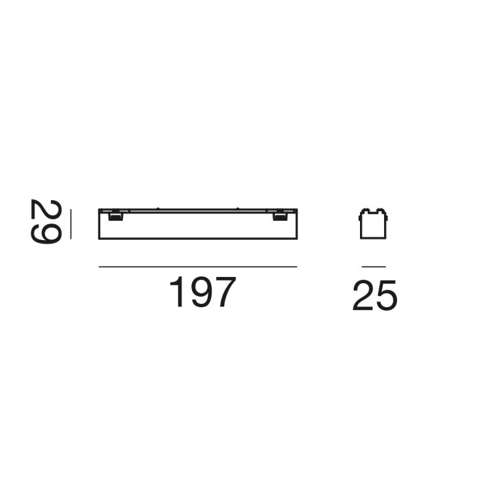 Modulo di illuminazione LED lineare antiabbaglio GFA1530
