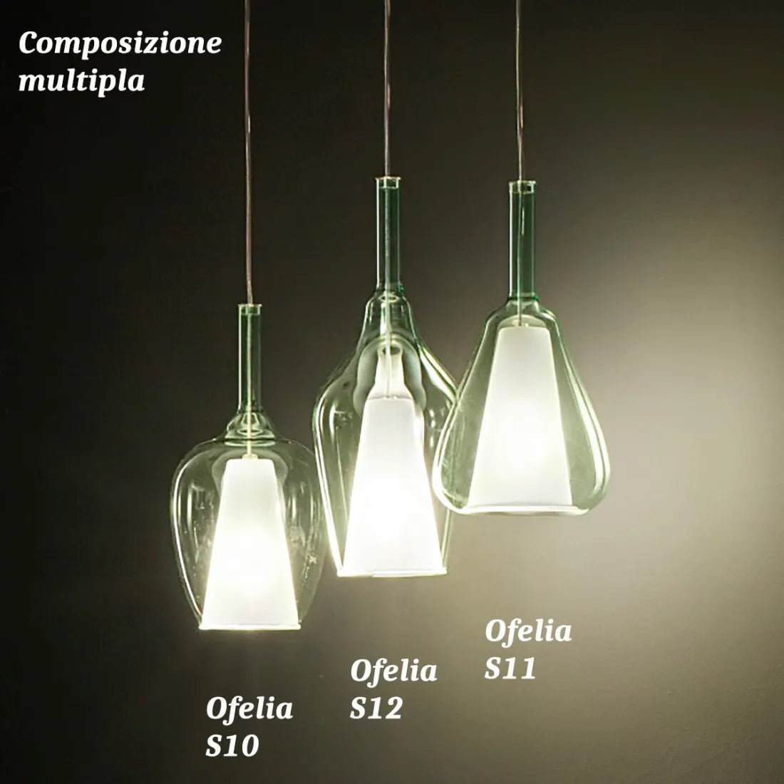 LAMPADA A SOSPENSIONE A LED SINGOLA OFELIA