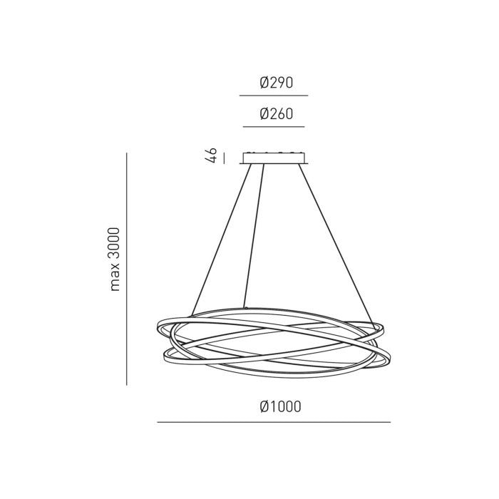 LAMPADA A SOSPENSIONE ATIA